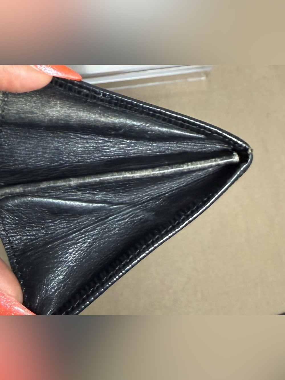 ✨Authentic Louis Vuitton Black Epi Leather Sarah Long Wallet✨ 1991 Vintage - Picture 11 of 12
